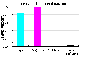 #907EFA color CMYK mixer