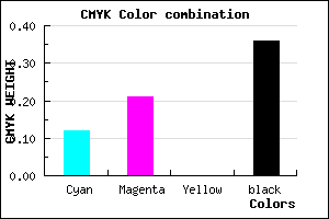 #9081A3 color CMYK mixer