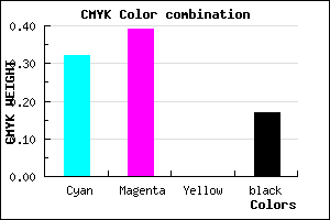 #9081D3 color CMYK mixer