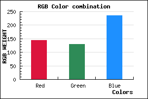 rgb background color #9081EB mixer