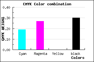 #9082B2 color CMYK mixer