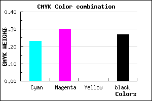 #9082BA color CMYK mixer