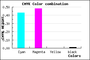 #9082FC color CMYK mixer