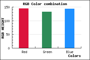 rgb background color #90848F mixer