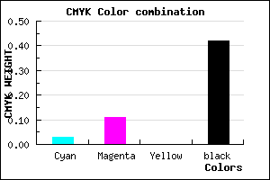 #908494 color CMYK mixer