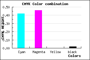 #9086FA color CMYK mixer