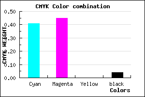 #9088F6 color CMYK mixer