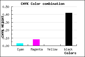 #908995 color CMYK mixer