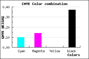 #9089A0 color CMYK mixer