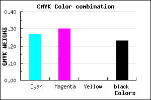 #9089C4 color CMYK mixer