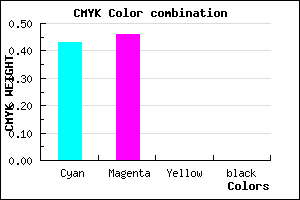 #9089FE color CMYK mixer