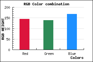 rgb background color #908AA8 mixer