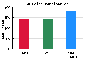 rgb background color #908FB3 mixer