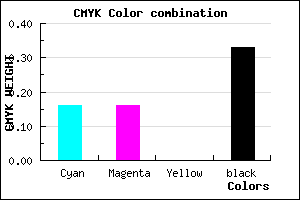 #9090AB color CMYK mixer