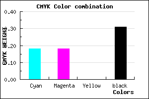 #9090AF color CMYK mixer