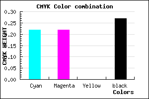 #9090B9 color CMYK mixer