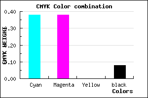#9090EA color CMYK mixer