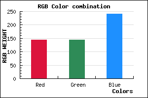 rgb background color #9090F0 mixer