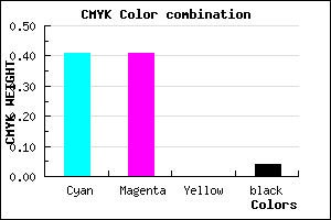 #9090F4 color CMYK mixer