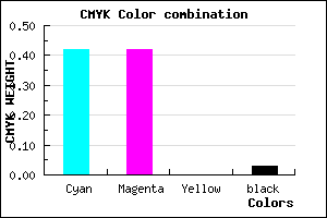 #9090F7 color CMYK mixer