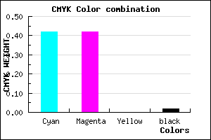 #9090F9 color CMYK mixer