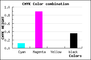 #9012A3 color CMYK mixer