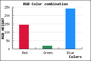 rgb background color #9012F0 mixer
