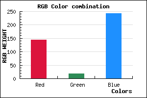 rgb background color #9012F3 mixer