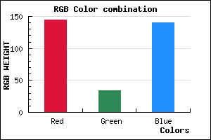 rgb background color #90228C mixer