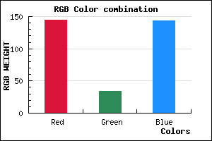 rgb background color #90228F mixer