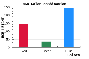 rgb background color #9022F0 mixer