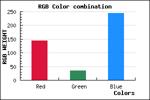 rgb background color #9022F5 mixer