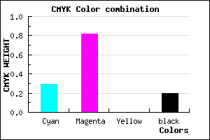 #9024CB color CMYK mixer