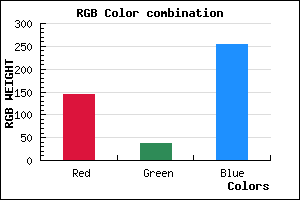 rgb background color #9026FF mixer