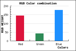 rgb background color #902BB1 mixer