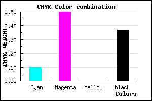 #9050A0 color CMYK mixer