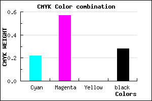 #9050B8 color CMYK mixer