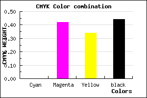 #90545F color CMYK mixer