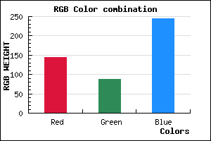 rgb background color #9058F5 mixer