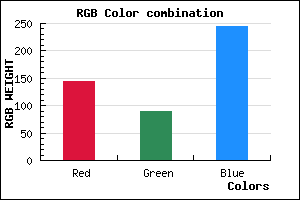 rgb background color #9059F5 mixer
