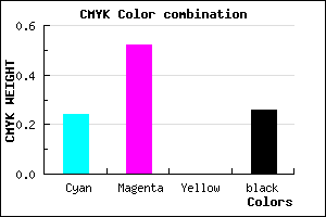 #905BBD color CMYK mixer