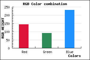 rgb background color #905BE7 mixer