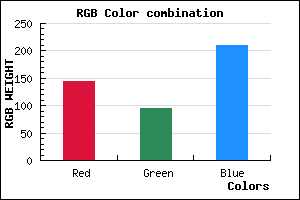 rgb background color #905ED2 mixer