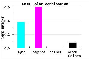 #905EEA color CMYK mixer