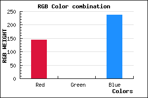 rgb background color #9100ED mixer