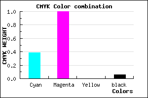 #9101EF color CMYK mixer