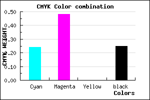 #9164C0 color CMYK mixer