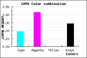 #9166B4 color CMYK mixer