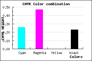 #9168C4 color CMYK mixer