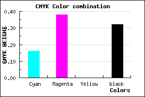 #916BAD color CMYK mixer